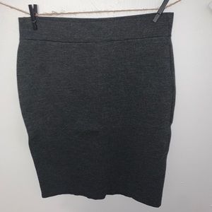 Charlotte Russe Grey Pencil Skirt